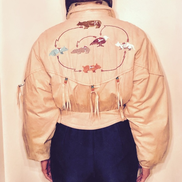 Vintage SKEA Aztec beige and black snowsuit - Picture 4 of 16